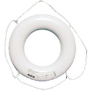 Cal-June Jim-Buoy Closed Cell Foam U.S.C.G. Approved Life Ring w Rope Molded In GW-X-24